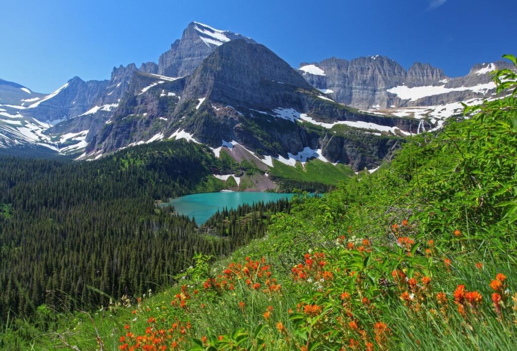 Glacieer national park, Montana, USA, one of the most beautiful and best national parks in the world